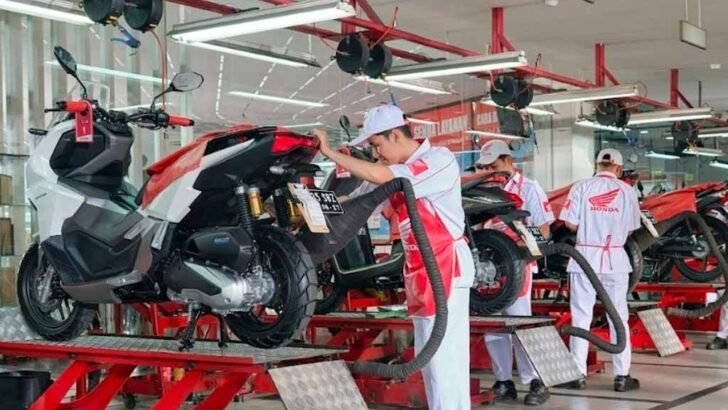 memilih bengkel motor resmi