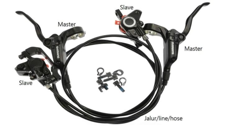 komponen rem hidrolik sepeda motor