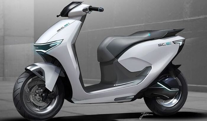 gambar sepeda motor listrik