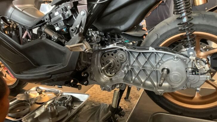 cara kerja cvt motor matic