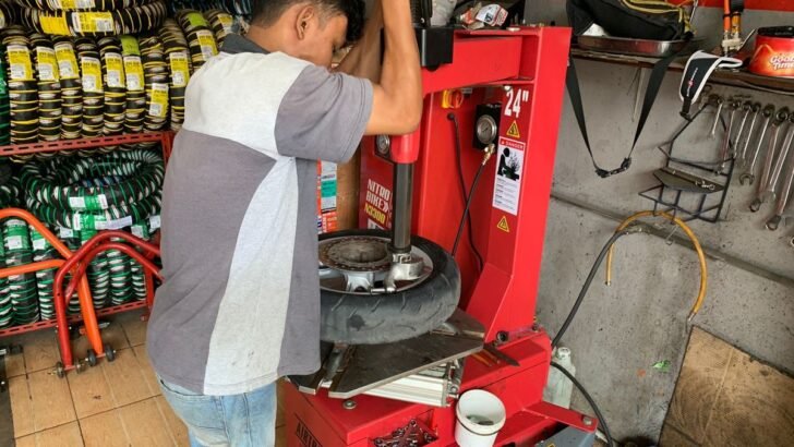 alat pres velg motor
