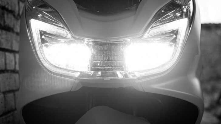 lampu motor halogen